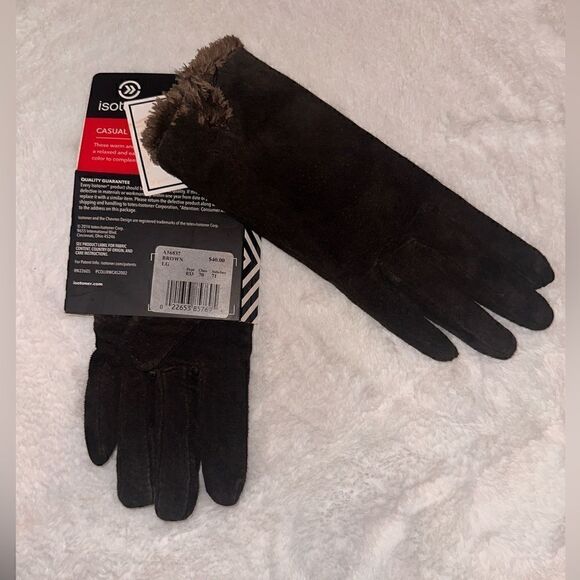 New Isotoner Casual Microluxe Lining
Gloves, Large/ Run XSmall - Picture 9 of 12